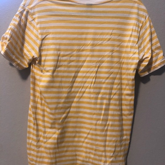 Very Rare Striped Yellow & White Tee - Picture 2 of 4